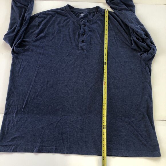 Crown & Ivy Men’s Long Sleeve Henley Blue Size XXL - Picture 5 of 10